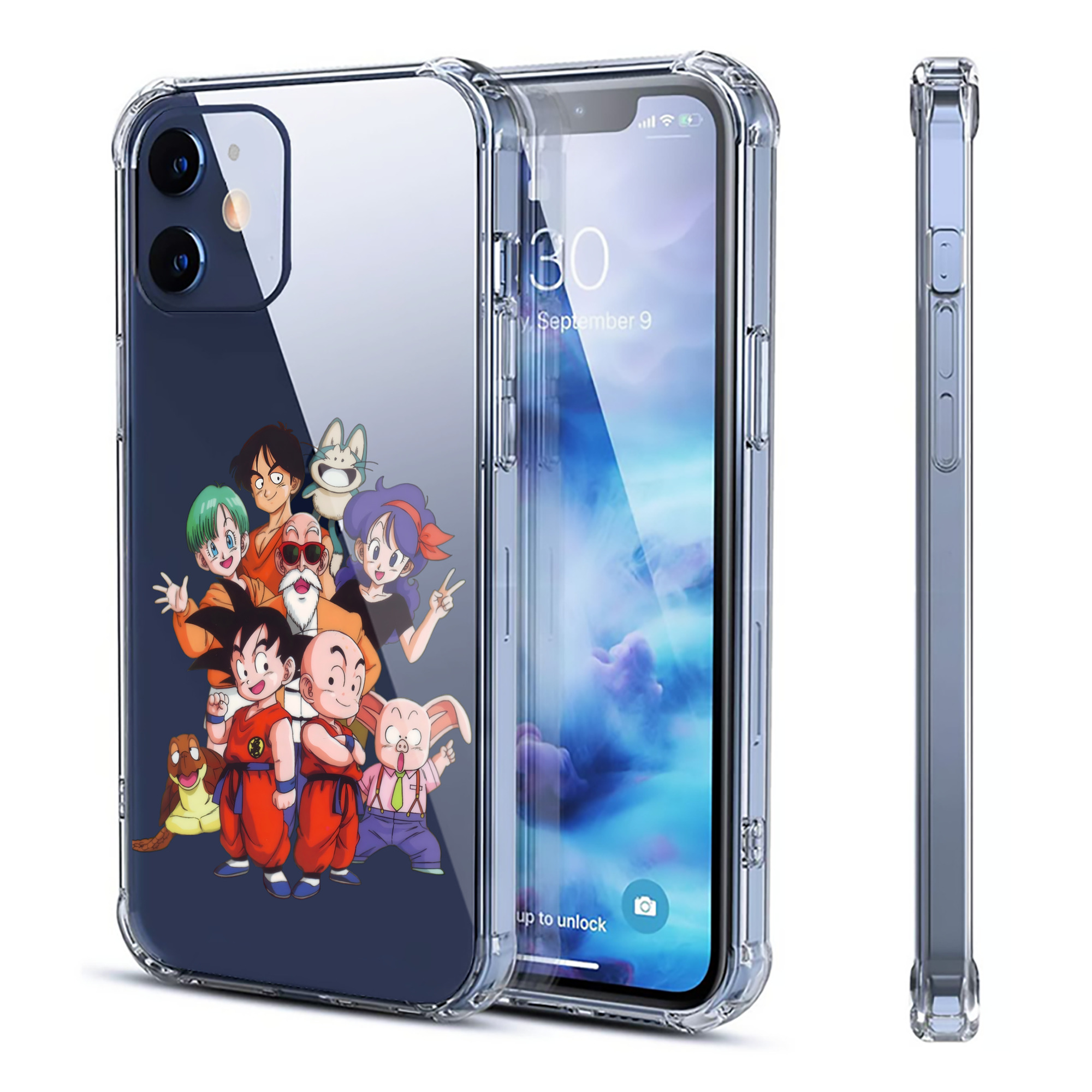 （画像用） ドラゴンボール DRAGON BALL 【iPhone 12シリーズ対応】透明スマホケース（クリアソフトケース）